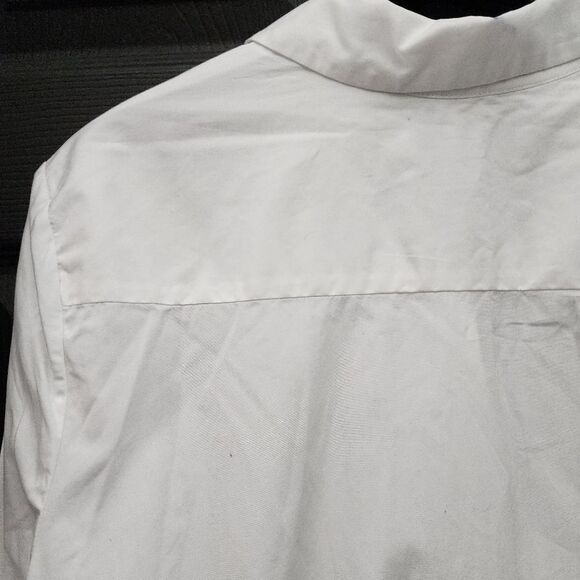 Mona Thalheimer Sz. L White Side Tie Blouse Capsule Minimalist - Picture 13 of 15